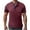 Wine, variant on AHTJRT Men's Classic Short Sleeve Lightweight Button Cotton Henley Casual T-Shirt Top Dark Blue M