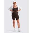 thumbnail image 3 of CRZ YOGA Butterluxe Maternity Biker Shorts 6" Pregnancy Yoga Workout Womens Activewear Buttery Soft, 3 of 4