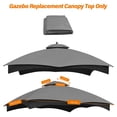 thumbnail image 2 of Eurmax 10x12 Gazebo Replacement Canopy 2 Tier Replacement Canopy,Gray, 2 of 5