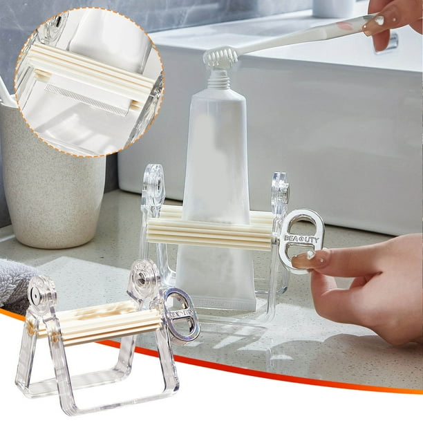 Dispensador de pasta de dientes, exprimidor de tubo de pintura de metal, rodillo manual, exprimidor de pasta de dientes