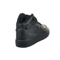 thumbnail image 3 of Little Kid's Nike Force 1 Mid Black/Black (314196 004) - 1.5, 3 of 6