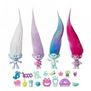 DreamWorks Trolls Hair Raising Dolls, 20 Pieces