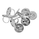 thumbnail image 3 of 10 anillos ajustables de 25 mm con base de cabujón en blanco para manualidades de joyería Blanco dorado, 3 of 9