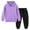 Purple, variant on Timegard Toddler Baby Clothes Boys Girls Hoodies Sweatsuit Infant Athletic Clothing 12months-11years