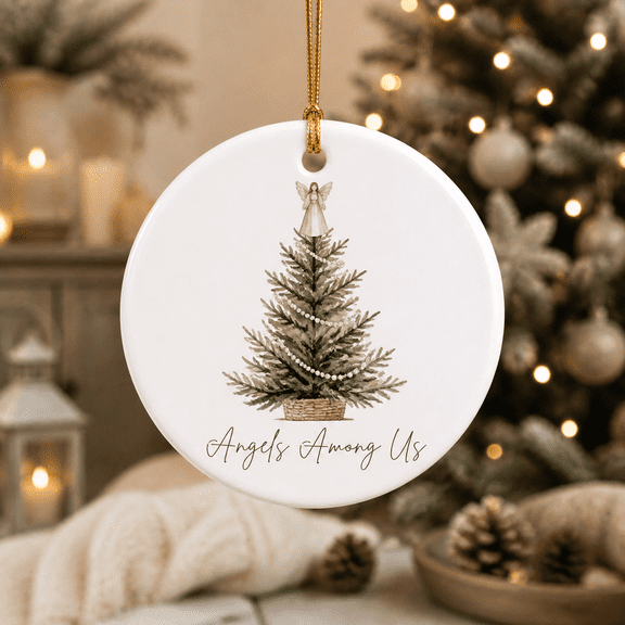 Christmas Ornament Gift Angels Among Us Tree Hanging Ornament for Christmas Tree Memorial Holiday Gift