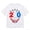 White, variant on Men's T-Shirt Two Hundred Fifty Years Flag Comfortable And Versatile Outdoor Casual Short Sleeve