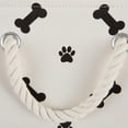 thumbnail image 5 of Bone Dry Pet Storage Collection Paw and Bone, Medium Round, 12x15x15", Black, 5 of 11
