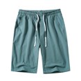 thumbnail image 2 of IROINNID Men's Casual Solid Elastic Lightweight Pull On Loose Shorts Active Wear, 2 of 5