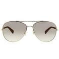 thumbnail image 2 of Kate Spade Avaline2/S Metal Womens Aviator Sunglasses Gold Havana 58mm Adult, 2 of 3
