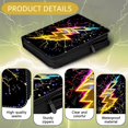 thumbnail image 3 of Card Binder 9 Pocket for PokeN Card with 900 Cards Capacity 50 Pages,Zipper Waterproof PU Leather Toploader with Portable Handle&acirc;??Tr, 3 of 7