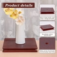 thumbnail image 4 of Wood Display Pedestals Square Brown 15x15x1.8cm, 4 of 6