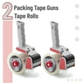 thumbnail image 2 of Mr. Pen - Heavy Duty Packing Tape Dispenser Gun 2-Inch, 2 Pack with 2 Rolls, Clear Packaging Tape for Moving and Boxes, 2 of 4