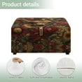 thumbnail image 4 of Xoenoiee Highland Cattle Sunflower Print Ottoman Cover Thick Ottoman Slipcover Square Washable Storage Ottoman Cover Anti-Scratch Foot Stool Cover with Elastic Bottom, S, 4 of 7