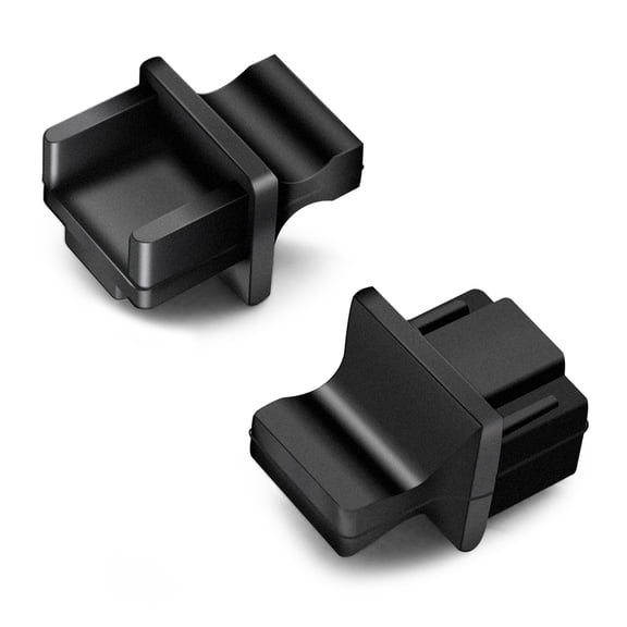 RJ45 SFP Dust Cover Fiber Optic Dust Caps Port Plugs Protector for Network Switch Ethernet Hub Router Media Converters Port , Black Silicone, 20 pack