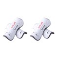 thumbnail image 1 of Baohd Durable Construction Calf Protector For Adult Soccer Training Adjustable Protective Leg Sleeves kid white 2Set, 1 of 6