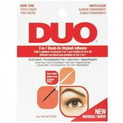 DUO Adhesives, 2-in-1 Brush On Clear & Dark Adhesive, 1-Pack