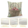thumbnail image 4 of PHYHOO  Throw Pillow Covers Bunny Eggs Spring Home Decor for Couch, 4 of 5