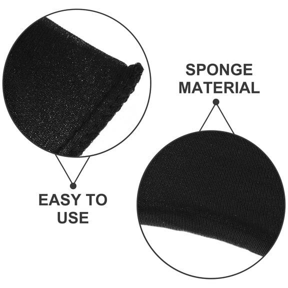 OUNONA 4 Pairs Sponge Shoulder Pads Sewing Kit for Women’s Suit Coat Jacket Dress - Essential Clothes Sewing Accessories
