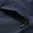 thumbnail image 5 of XFLWAM Men's Lightweight Vest Softshell Sleeveless Windproof Jacket with Zipper Pcoket Cycling Travel Hiking Running Golf Blue L, 5 of 7