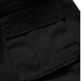 thumbnail image 4 of Aayomet Mens Shorts Overalls Men's Solid Leisure Pants Color And With Multi-pocket Summer Good Thread Cargo Pants Men Black,XL, 4 of 5