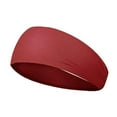 thumbnail image 2 of Men Sports Headband Moisture Wicking Wide Workout Headband Quick Drying Solid Color Running Cycling Sweatband Headband, 2 of 8