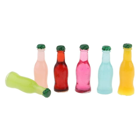 1/12 Scale Dollhouse Miniature Kitchen ACCS Food Furniture Cocktail Bottles Decoration