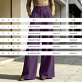 thumbnail image 3 of Womens Dress Work Pants High Waisted Trousers Wide Leg Pull on Stretchy Slacks with Pockets Casual Daily Wear Comfortable Fit by Yigetop Black L, 3 of 7