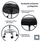 thumbnail image 3 of Banco Taburete Neumático Giratorio 360° Con Altura Ajustable Consultorio o Salón de Belleza Big Room negro, 3 of 7