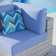 thumbnail image 7 of Modway Convene Outdoor Patio Corner Chair in Light Gray Light Blue, 7 of 7