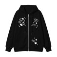 thumbnail image 4 of KHONTS Women's Y2k Zip up Cute Graphic Hoodies Casual Cartoon Harajuku Clothes Oversize Streetwear Jacket Black M, 4 of 4