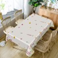 thumbnail image 6 of Tchckioa Rectangle Tablecloth,Stain Proof Waterproof Table Cloths for Dining(Colorful Flowers,60x102 Inch), 6 of 6