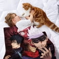 thumbnail image 3 of Jujutsu Kaisen Flannel Blanket Soft Bed Sofa Throw Cozy Lightweight Birthday Gift Cool for Boys, 3 of 8