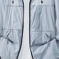 thumbnail image 4 of Mens Softshell Lightweight Jacket Full Zip Hooded Athletic Jacket Unlined Quick-drying Coat for Cycling Outdoor Big and Tall Size S-4XL Blue, 4 of 4