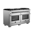 thumbnail image 2 of Capriasca - Titanium Professional 60" Freestanding Dual Fuel Range, 2 of 8