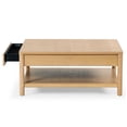 thumbnail image 5 of Safavieh Jaylessa Solid Wood 1 Drawer Coffee Table in Natural, 5 of 14