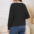 thumbnail image 6 of GYRATEDREAM Women's Long Sleeve Crewneck Button Down Sweaters Knit Cardigan Trendy Ladies Fall Clothes, 6 of 8