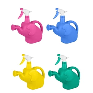 Watering Can, Elephant Watering Can Cartoon Elephant Shape Watering Kettle with Extended Nozzle Garden Plant Watering Can for Boys Girls Kids 1.8L(1Pcs Random, Watering Cans