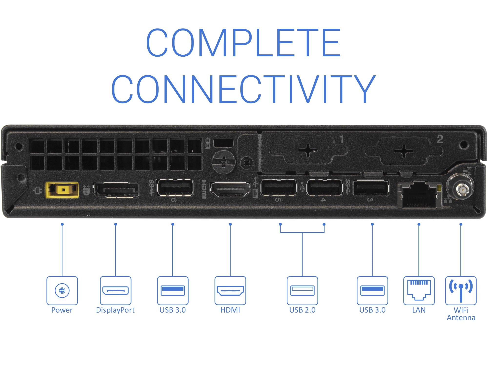 Lenovo ThinkCentre M630e Mini PC, Intel Core i5-8265U Upto 3.9GHz