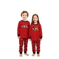 thumbnail image 5 of Family Matching Superhero Pajamas Set Red Comic Hero Graphic Long Sleeve Sleepwear for Christmas Gifts, 5 of 5