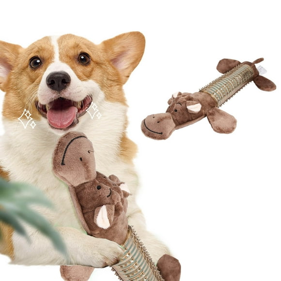 2025 Indestructible Dog Chew Toy for Aggressive Chewers Interactive Squeaky Fabric Toy for Medium and Large Breed Dogs