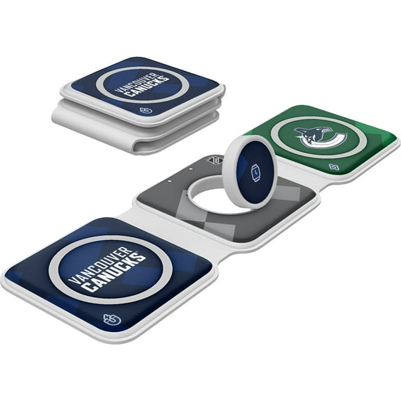 Keyscaper Vancouver Canucks 3-in-1 Foldable Charger