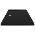 thumbnail image 2 of vidaXL Rectangular ABS Shower Base Tray Black 80x120 cm, 2 of 4