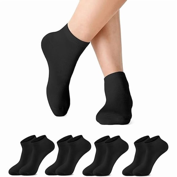 Eryueer Ankle Socks for Women Low Cut Womens Socks 4 Pairs