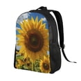 thumbnail image 2 of Cauagu Sky Golden Sunflower Field Print Backpacks,Travel Daypack Casual Laptop Backpack Bookbag Fits 15 Inch Computer for Men Women, 2 of 8