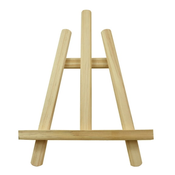 said Mini Wooden Picture Frame Tripod Display Easels Stand for Phone Photo Frame Painting Art