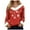 Z2-Red, variant on Jkety Plus Size Christmas Sweater Ugly Christmas Sweatshirts for Women White Faux Trim V Neck Shirt Dressy Funny Xmas Tree Snowflake Graphic Tops Pink,XL