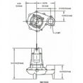 Zoeller 1 HP,Sewage Ejector Pump,115VAC N270