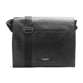 thumbnail image 1 of POLICE OSTRICH POLO MESSENGER BAG-BLACK, 1 of 4