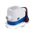 thumbnail image 2 of Bomba de achique DC 12V 24V Automática a prueba de agua para Ferry Yacht Marine (12v), 2 of 8
