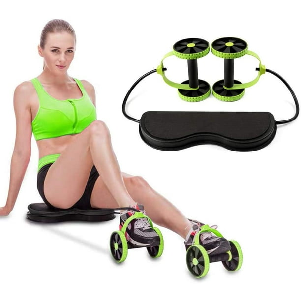 Equipo de fitness Rueda de rodillo Ab multifuncional para ejercicio abdominal Entrena Músculos de todo el cuerpo Equipo de rueda Ab para entrenamientos en el hogar Máquina BANYUO Hogar | Walmart en